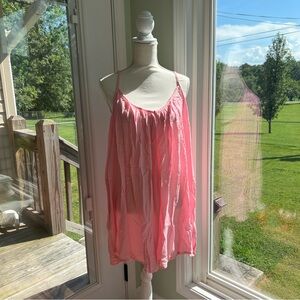 Roxy light pink swimsuit coverup